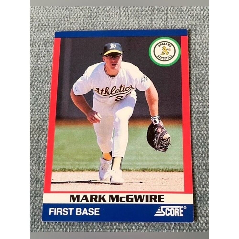 1991 Score Oakland A's Baseball Card Trading Card